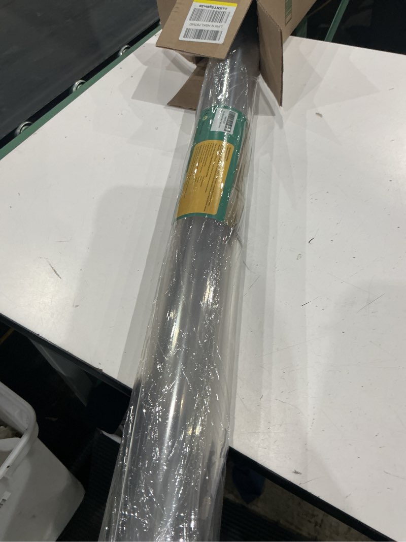 Condition photo showing Good Condition for 40 x 83 inch clear table cover protector, 2mm thick clear table protector for dining room table, plastic table cover, waterproof table pad for kitchen, office clear 2mm 40" x 83"