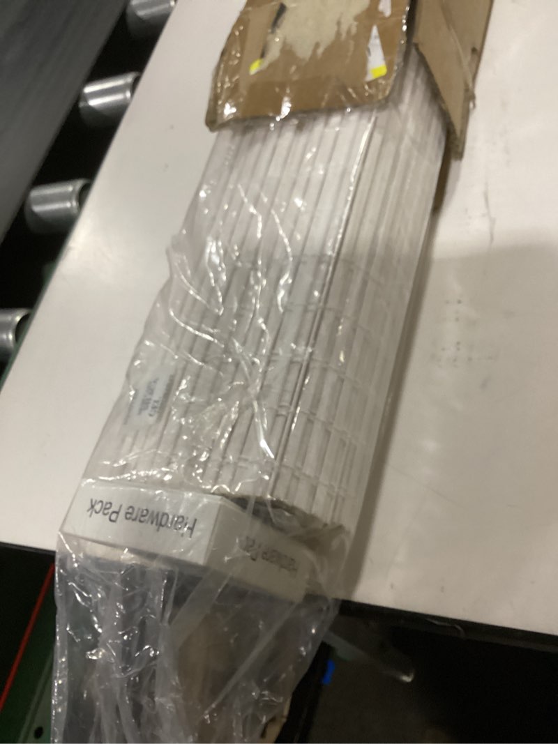 Condition photo showing Good Condition for alimoo bamboo roman shades cordless, light filtering roll up window blinds, natural cordless bamboo blinds shades for interior home office, 24" w x 72" l tan brown 24"w x 72"h