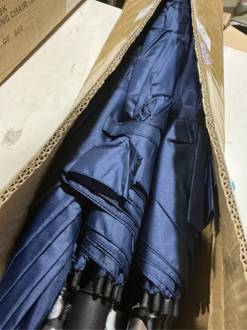 Condition photo showing Good Condition for jexine large automatic open golf umbrella 62 inch double canopy rain umbrella windproof waterproof heavy duty for men women family travel sports dark blue 10