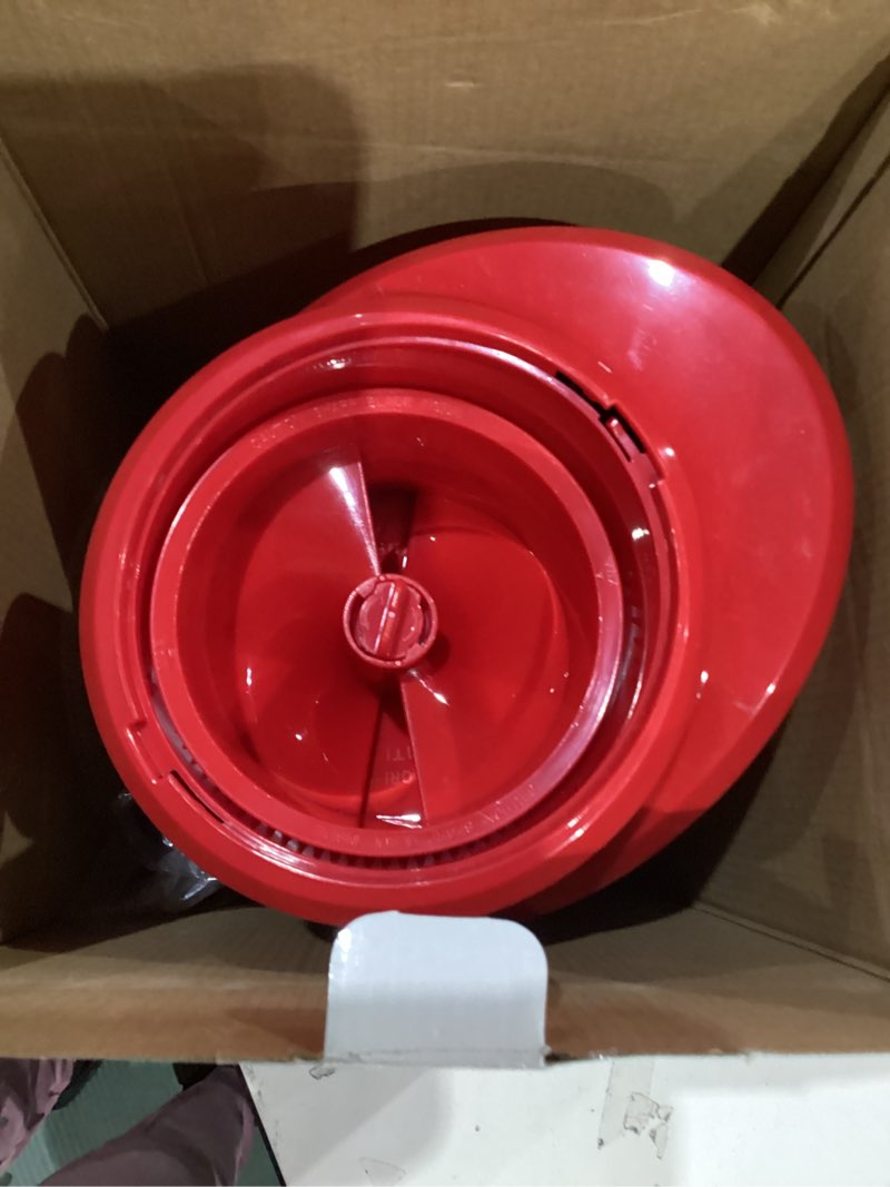 Condition photo showing Good Condition for frozen drink maker - mixer and ice crusher machine for margaritas, pina coladas, daiquiris, shaved ice treats, or slushies by classic cuisine (red)