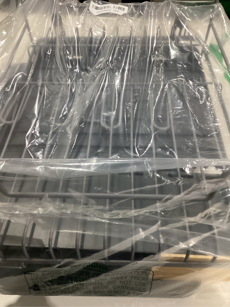 Condition photo showing Good Condition for Kitsure Large Dish Drying Rack - Extendable Dish Rack, Multifunctional Dish Rack for Kitchen Counter, Anti-Rust Dish Drainers with Cutlery & Cup Holders 19.2"-26.7" L x 12.9" W, Grey Standard Gray
