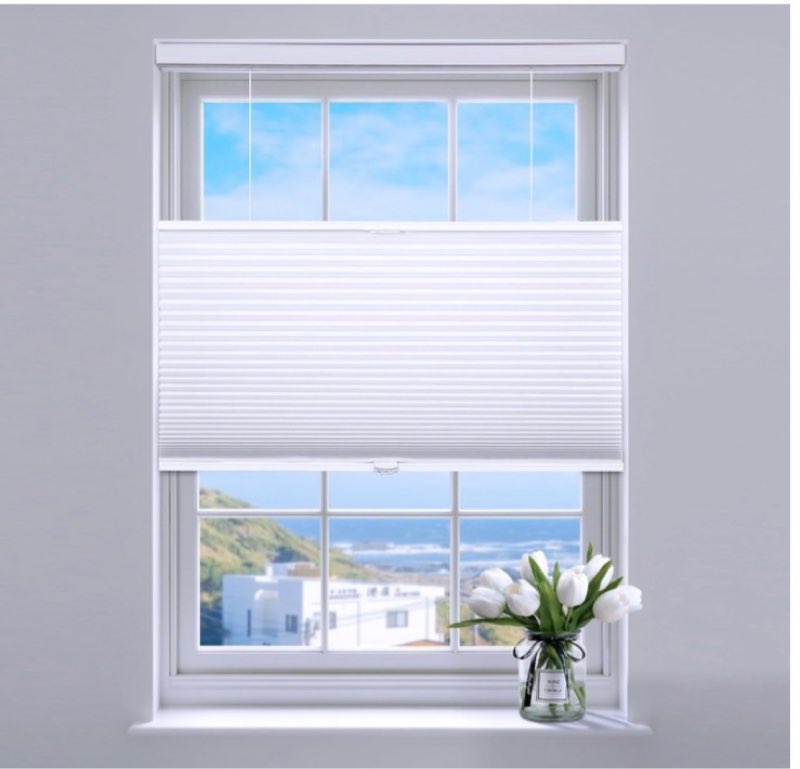 sunfree top down bottom up cellular blinds,cellular shades blackout, honeycomb window shade for wind