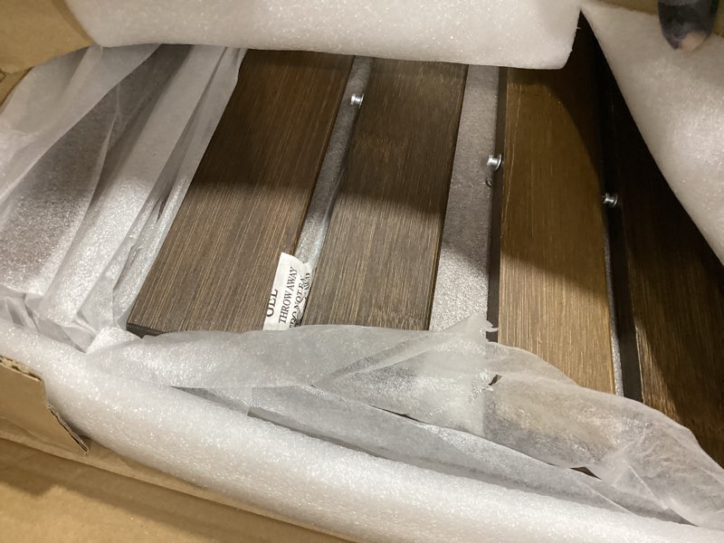 Condition photo showing Good Condition for wire shelf covers, bamboo wire rack covers for pantry, closet?kitchen (4pcs, 28" w x 16" d, walnut) walnut 28"w x 16"d 4
