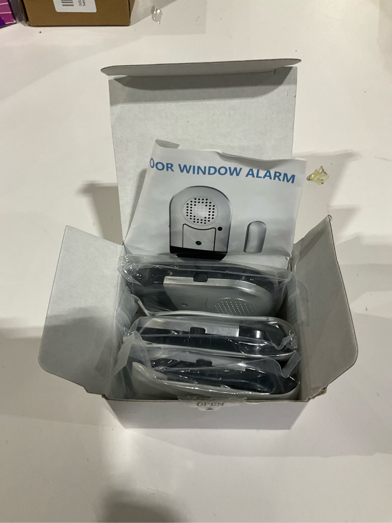 Condition photo showing Good Condition for Sanjie Door Alarms When Opened,Door Window Alarm Sensors for Kids Safety/Home Security/Pool/Garage/Dementia/Toddler/Travel Security,Easy to Install,Volume Control/Loud Alert,Long Battery Life,3 Pack 3 PACKS