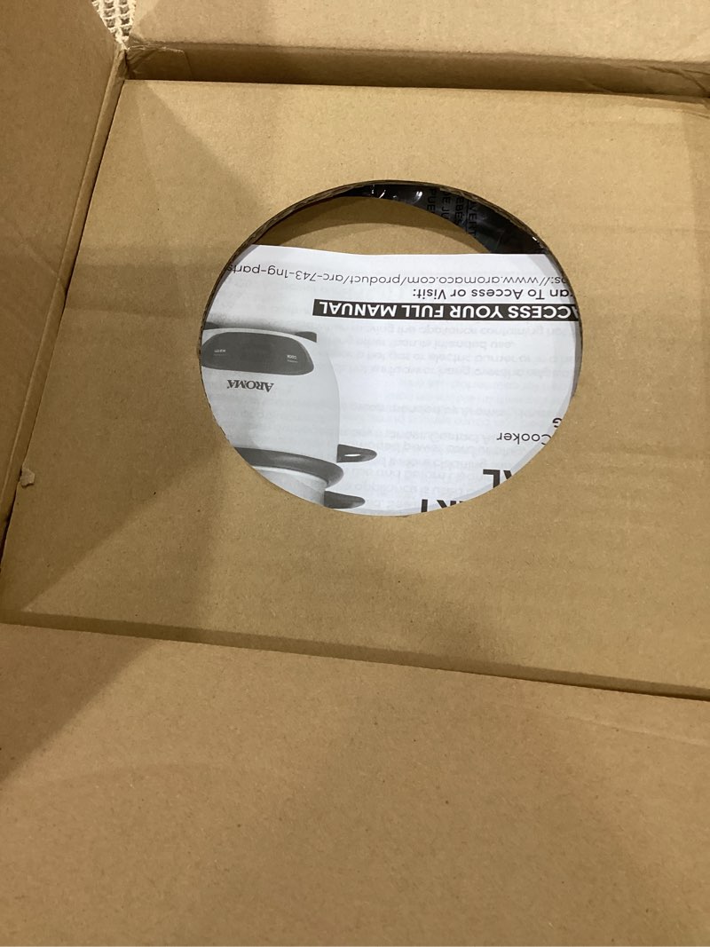 Condition photo showing New/Like New for Aroma Housewares 6-Cup (Cooked) (3-Cup Uncooked) Pot Style Rice Cooker and Food Steamer (ARC-743-1NG), White White Steamer