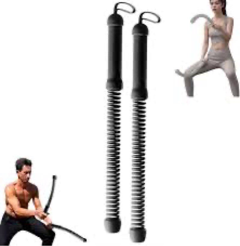 Ropeless Battle Ropes for Home Gym-Portable Cordless Training Rope Fitness Equipment for Men & Women