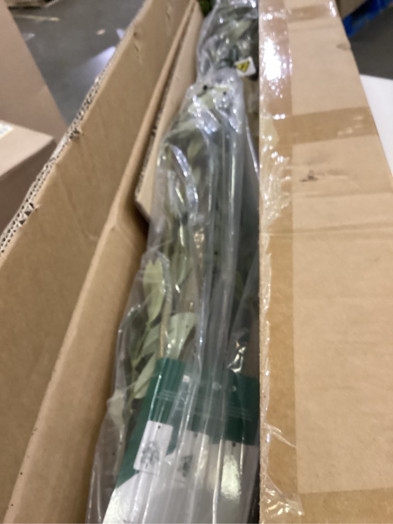 Condition photo showing Good Condition for Realead 8ft Tall Faux Olive Tree - Realistic Large Silk Olive Tree Artificial Indoors - Fake Olive Trees with Branches and Fruits - Artificial Olive Trees for Home Office Decor Indoor