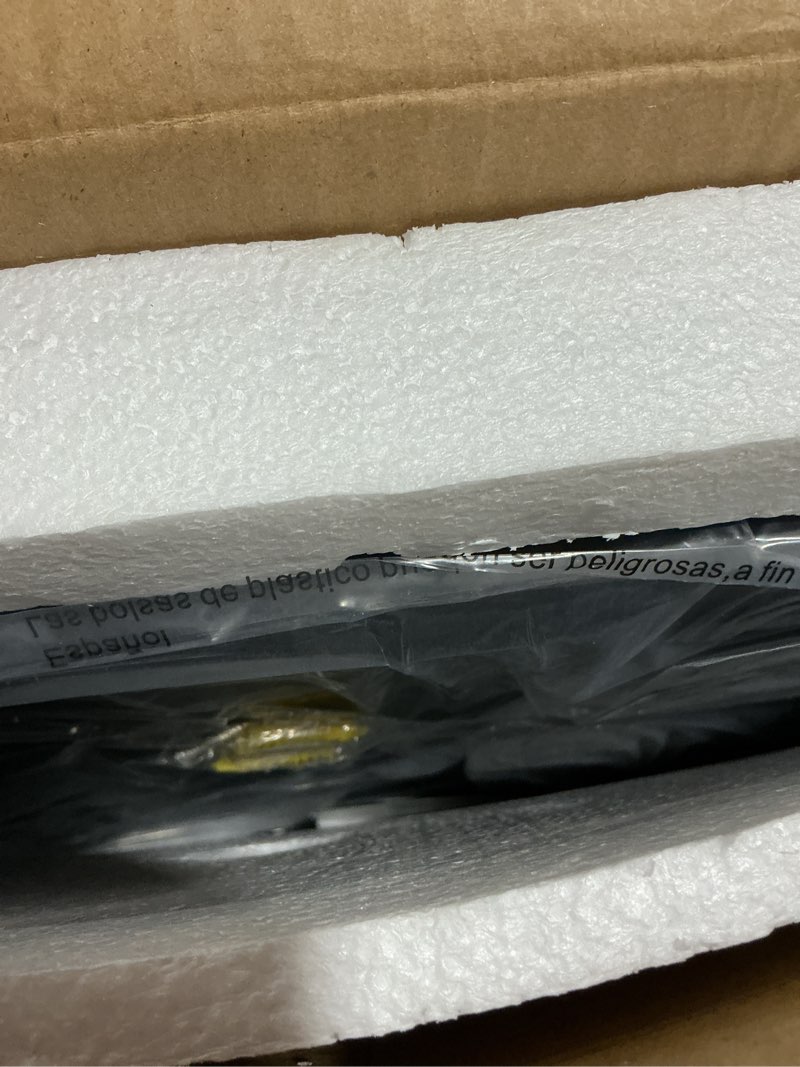 Condition photo showing Good Condition for Farmhouse Bathroom Mirror, 18x26 Inch Black Wood Framed Rustic Vanity Mirrors for Wall, Rectangular Wall Decor Mirrors for Bedroom Living Room Entryway Black 18"L x 26"W