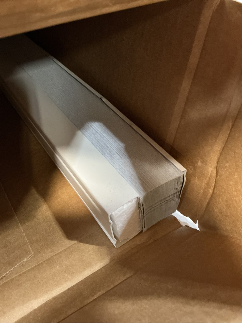 Condition photo showing As Is for redi shade no tools easy lift trim-at-home cordless cellular blackout fabric shade white, 36" w x 64" l, (fits windows 19"- 36") white 36"w x 64"h
