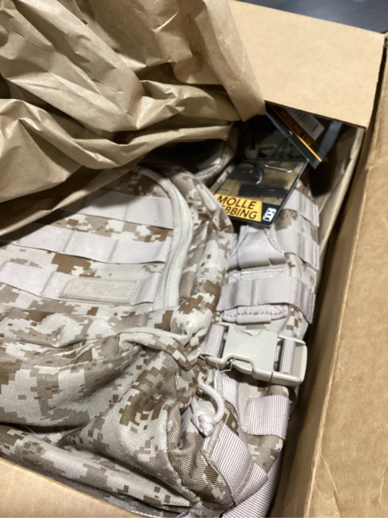 Condition photo showing Good Condition for Highland Tactical Major Backpack One Size Desert Digi Camo