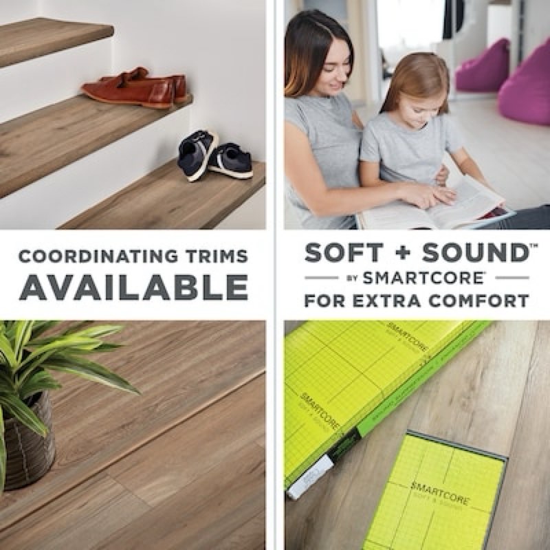 SMARTCORE Pro By COREtec Floors Burbank Oak 20-mil x 7-in W x 48-in L Waterproof Luxury Vinyl