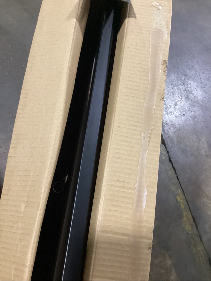 Condition photo showing Good Condition for safety 1?? wood-and-metal flat slat gate  grey