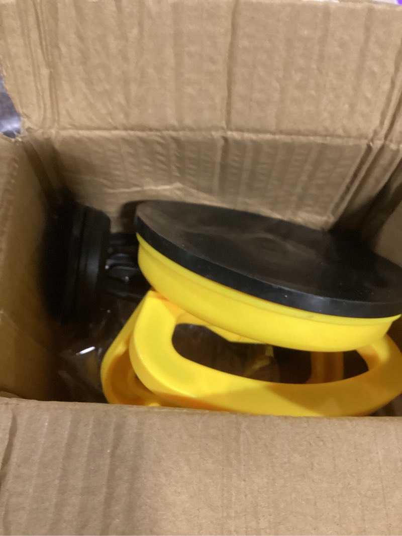 Condition photo showing As Is for car dent puller 3 pack dent puller powerful car dent removal kit suction cup dent puller for car dent repair dent remover tool for car body,tiles lifting,objects moving,screen (yellow+black)
