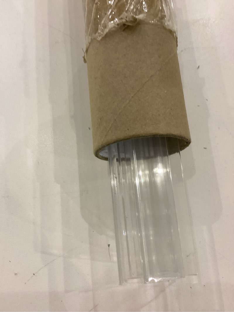 Shower Door Bottom Seal Strip, 2PCS Seal Strip, Ultra Clear PVC, 39" Length, Fits 10mm Thick Glass, 