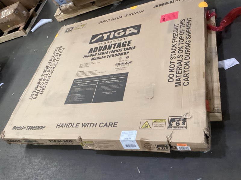 Condition photo showing Good Condition for STIGA Advantage Series Ping Pong Tables - 13, 15, 19, and 25mm Tabletops - Quickplay 10 Minute Assembly - Playback Mode - Recreational to Tournament Level 15mm