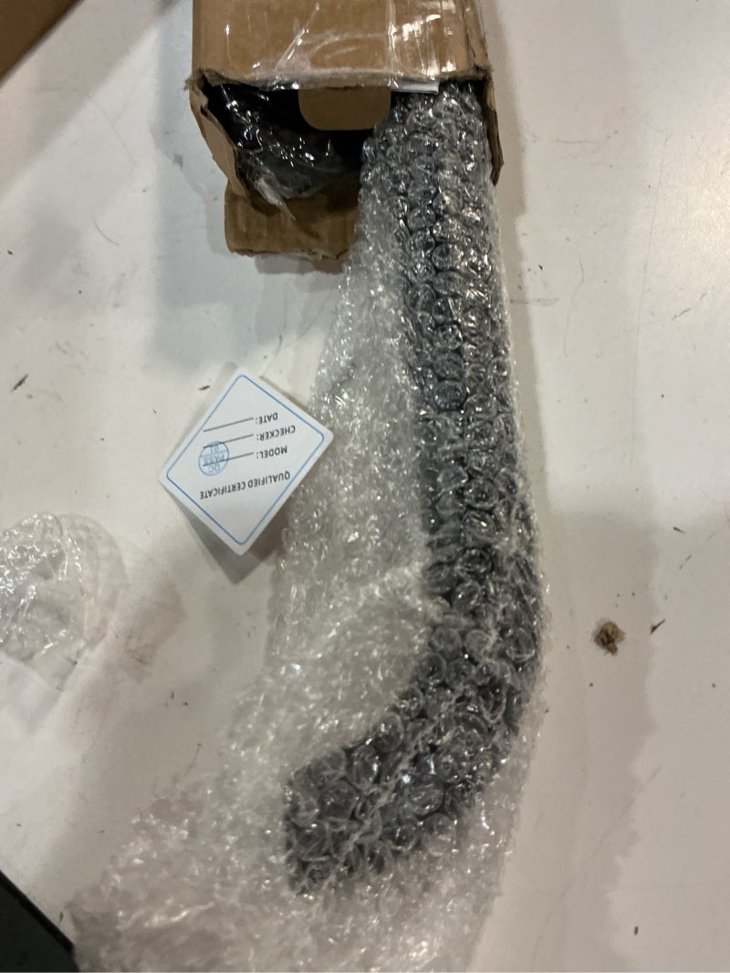 Condition photo showing Good Condition for 32 Inch Shower Grab Bar w/Anti Slip Rubber Grip, Munzong Black Stainless Steel Bathroom Grab Bar, Bathroom Balance Bar,Safety Handrail Support,Handicap Injury Elderly Senior Assist Bath Handle 32 Inch Black&Black Rubber