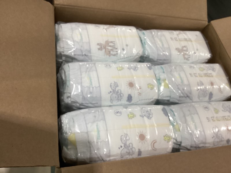 Condition photo showing Good Condition for pampers swaddlers diapers, size 3 (13-26 lbs), 168 count, absorbent, keeps baby dry and comfortable, skin safe disposable baby diaper size 3 168