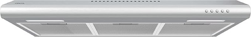 ciarra range hood 30 inch under cabinet ductless vent hood for kitchen stove hood with 3 speed exhaust fan in stainless steel