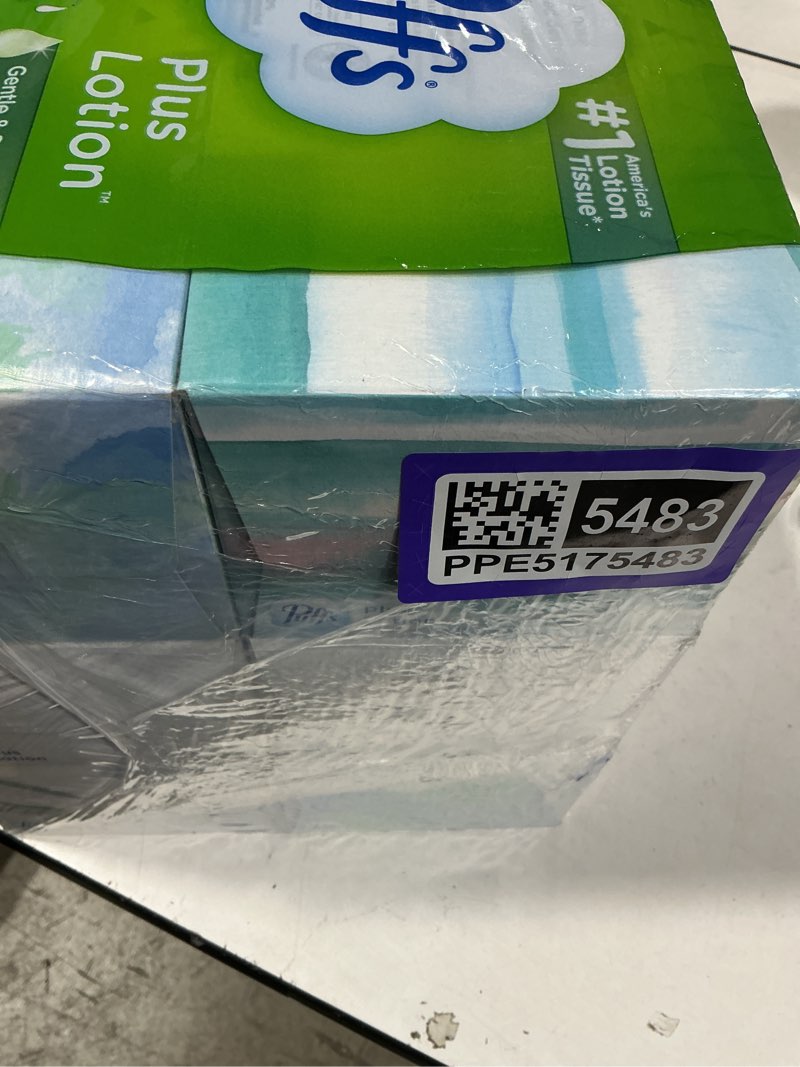 Condition photo showing New/Like New for plus lotion 2-ply facial tissue (6-count)