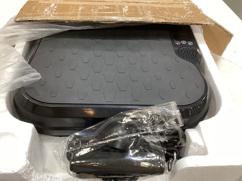 Condition photo showing Good Condition for aorapulse vibration plate exercise machine, vibration plate for lymphatic drainage weight loss, 400 lbs capacity full body workout vibrate fitness platform for home women men slim-black