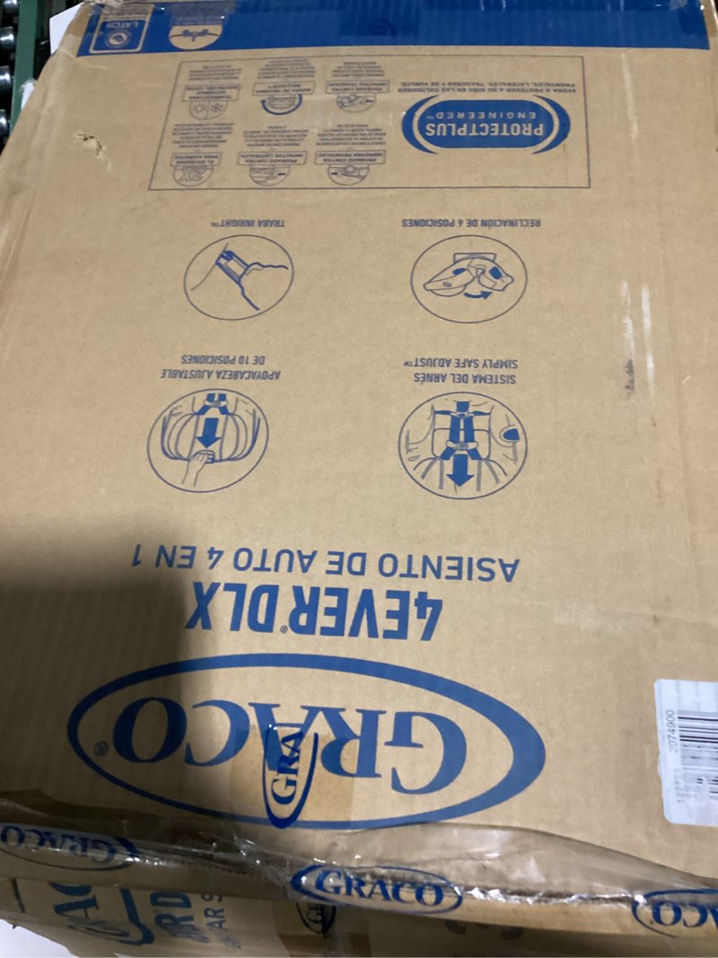 Condition photo showing Good Condition for graco 4ever dlx 4-in-1 car seat, charlie| infant to toddler car seat, with 10 years of use | rear-facing, forward-facing and booster modes | safe, comfortable and convenient 4-in-1 dlx charlie 2.0