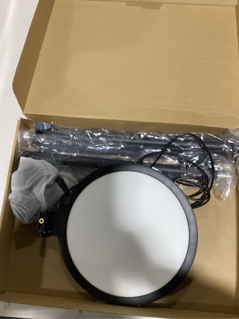 Condition photo showing New/Like New for Weilisi 10.5" Ring Light with 69" Tripod Stand and Phone Holder Kit, Full-Screen Zoom Lighting for Video Recording, Makeup, Live Stream, Dimmable LED Selfie Ring Light Tripod for iPhone with Remote