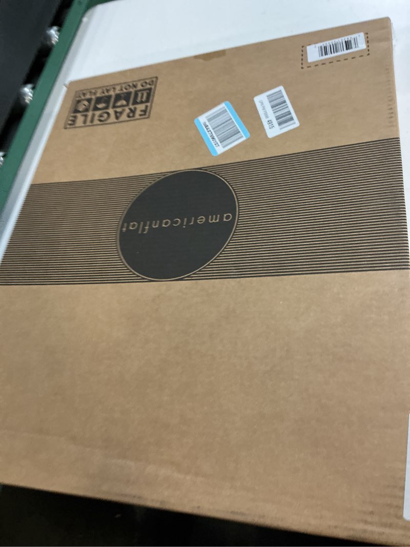 Condition photo showing New/Like New for americanflat 16x20 canvas floating frame with adhesive strips included - vertical and horizontal floating frame for artwork - canvas frames for wall display - black black 16x20