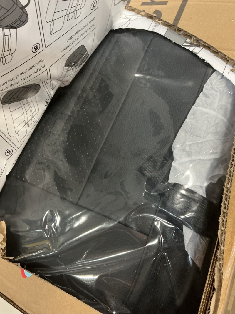 Condition photo showing Good Condition for fit rav4 premium leather car seat covers compatible with toyota rav4 2013-2025 2026, breathable, wear resistant, airbag compatible, all-weather protection & full coverage, full set black full set ?black #01? full set seat covers