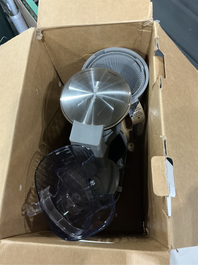 Condition photo showing As Is for Breville Luxe Drip Coffee Machine, Brushed Stainless Steel, 60 Fluid Ounces Capacity, Glass Carafe, BDC415BSS