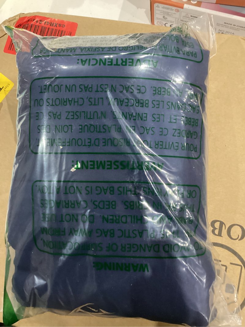 Condition photo showing As Is for Premium Quality 1 Piece Fitted Sheet (Bottom Sheet Only) 10" inches Deep Pocket 700 Thread Count Egyptian Quality Cotton Solid Pattern King Navy Blue