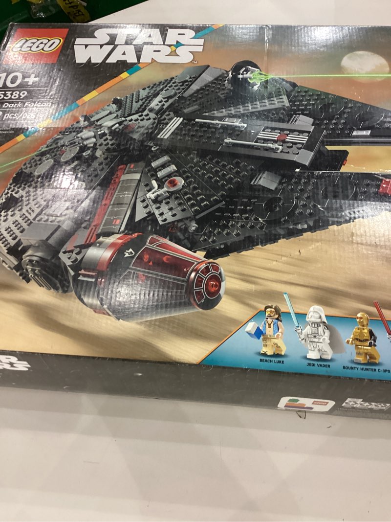LEGO Star Wars The Dark Falcon Buildable Starship, Star Wars Toy Vehicle Set for Boys and Girls, Col