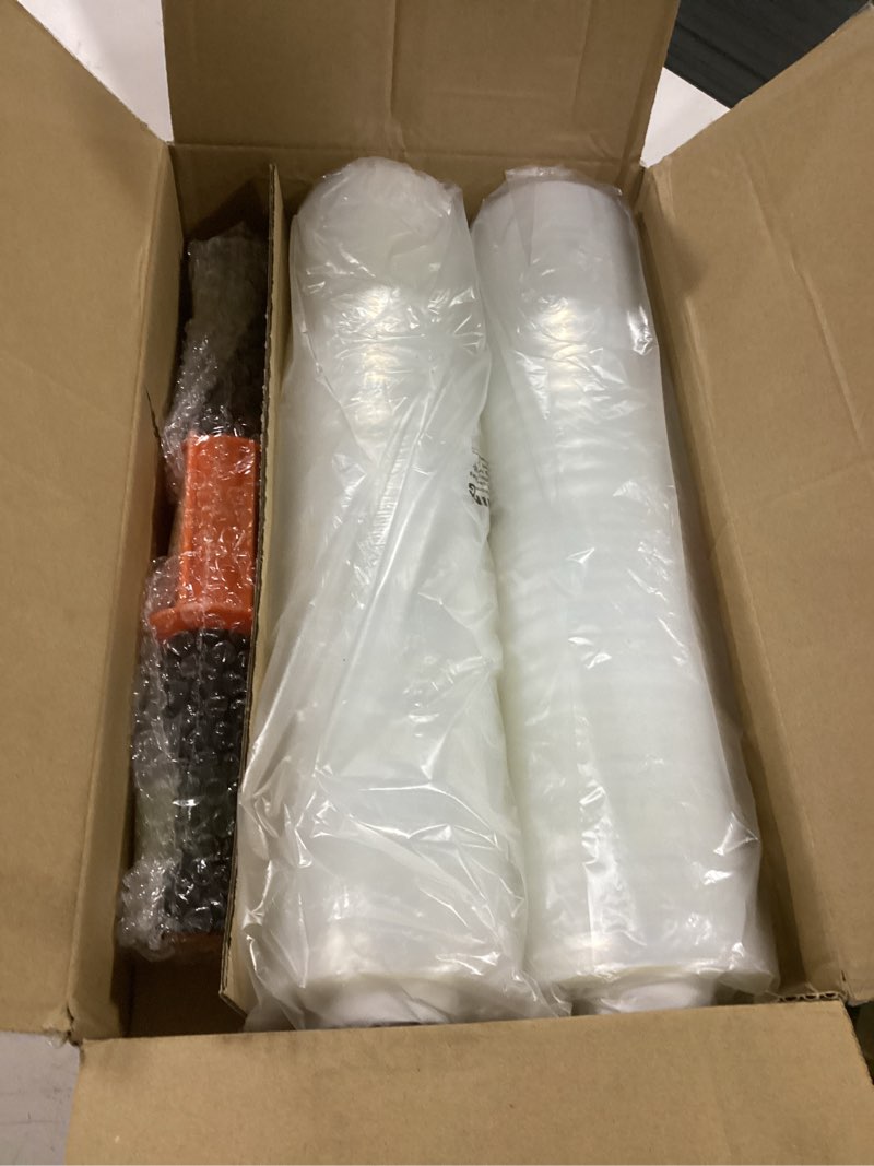 Condition photo showing Good Condition for jarlink stretch film, 15 inch x 1000 feet shrink wrap for pallet wrap, industrial strength stretch wrap with handles, moving wrapping plastic roll, 60 gauge, 2 pack, clear 2 pack orange handles