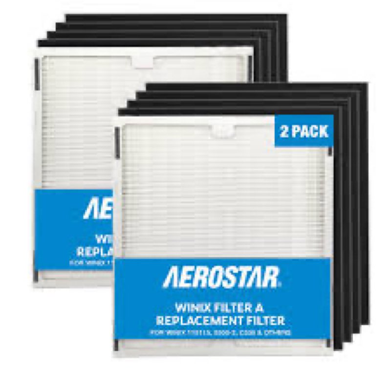 Aerostar Air Purifier Pre-Filters Pack of 6 size 17.75 x 17.75 x 75