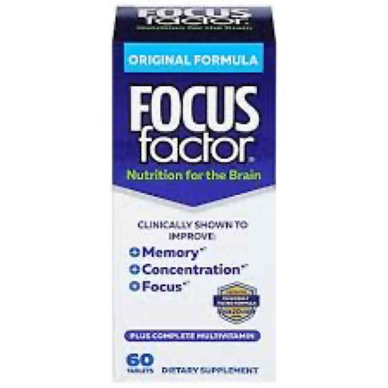 (exp date  03-2028) focus factor extra strength tablets for brain health, 60 ea, 60count