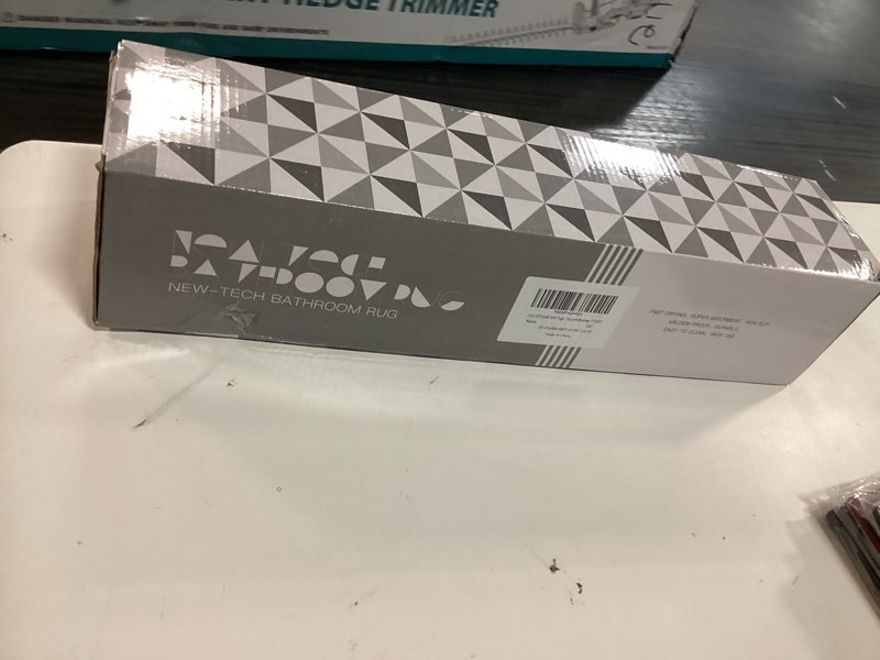 Condition photo showing New/Like New for COCOER Bath Mat, Dark Grey, 17x59 inch, Non Slip Quick Dry-Rug for Bathroom Dark Grey 17"x59"(Runner)