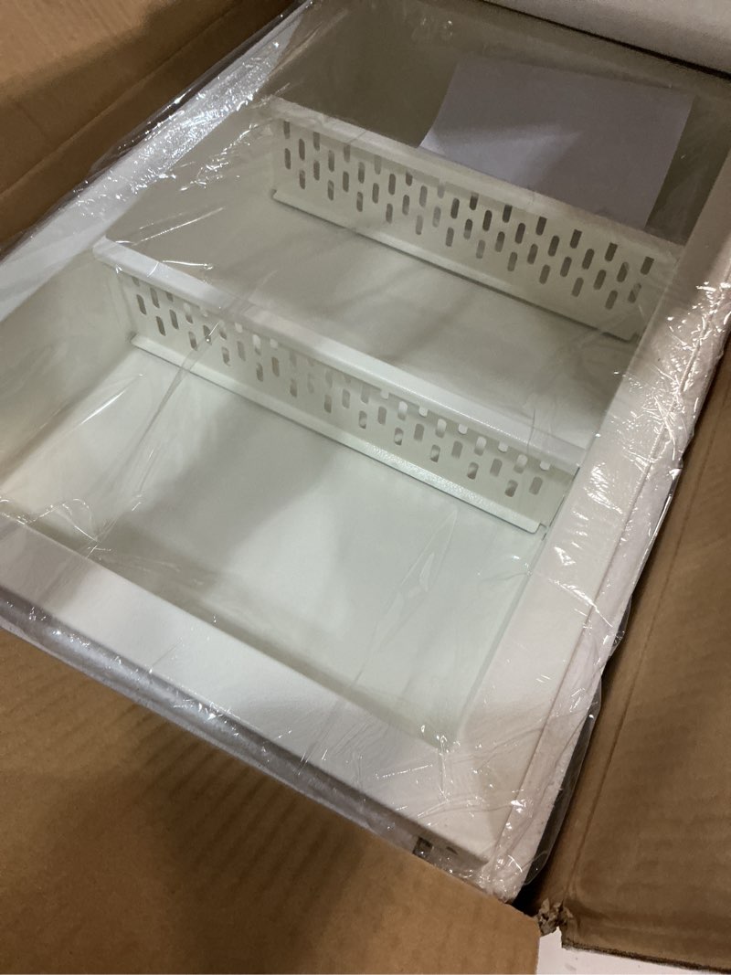 Condition photo showing Good Condition for 14" x 24" stainless steel shower niche, 3-tier waterproof shelves, no-tile needed bathroom organizer, rustproof wall shelf for shampoo, soap & toiletries, white 4"x14"x24"3-tier white