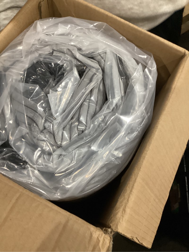 Condition photo showing Good Condition for Twin Size Folding Sofa Bed - 4 in 1 Convertible Sleeper Chair with Pillow - High Density Memory Foam Futon Couch - Foldable Bed for or Living Room Bedroom (Dark Grey) Grey twin