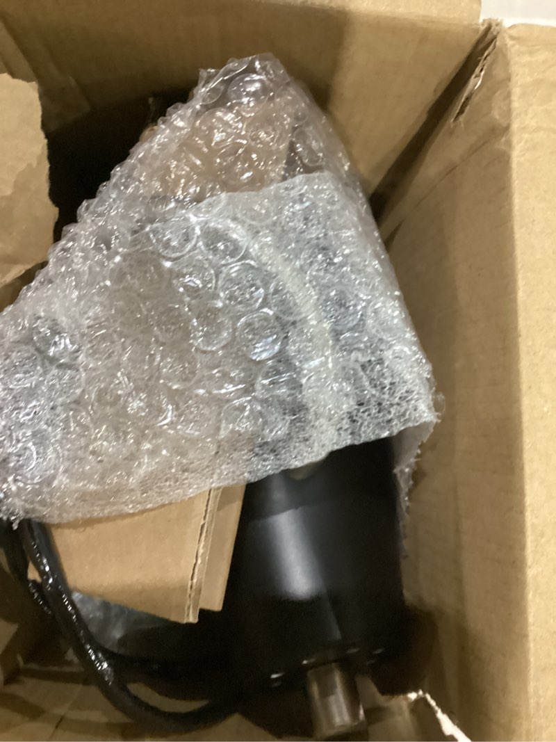 Condition photo showing As Is for HonoDing E26 Desk Lamp with 1 USB Charging Port and 1 AC Outlet, Organizer Base, Adjustable Neck, On/Off Switch, Modern Table Lamp for Reading, Working, Studying(Black) E26 Desk Lamp-Black