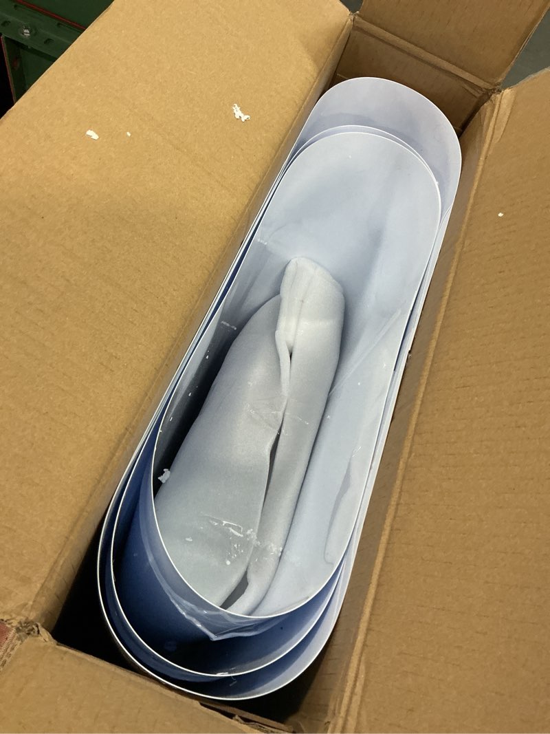 Condition photo showing Good Condition for 3Pcs Cylinder Stands for Party White Round Pedestal Stand (with 3pcs Spandex Cloth Cover) for Birthday Wedding Party Outdoor Indoor Decor (White).