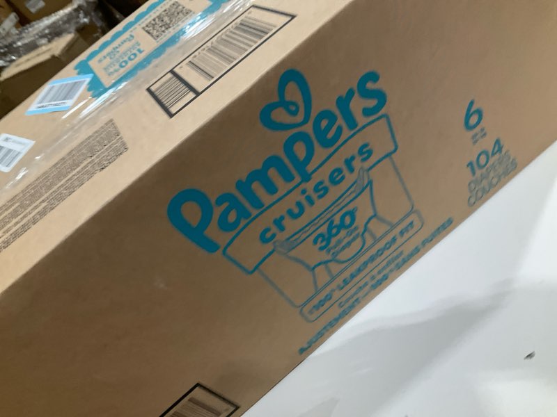 Condition photo showing Good Condition for Pampers Diapers - Cruisers 360 - Size 6, 104 Count, Babyproof up to 100% Leakproof Pull-On Diaper Size 6 104