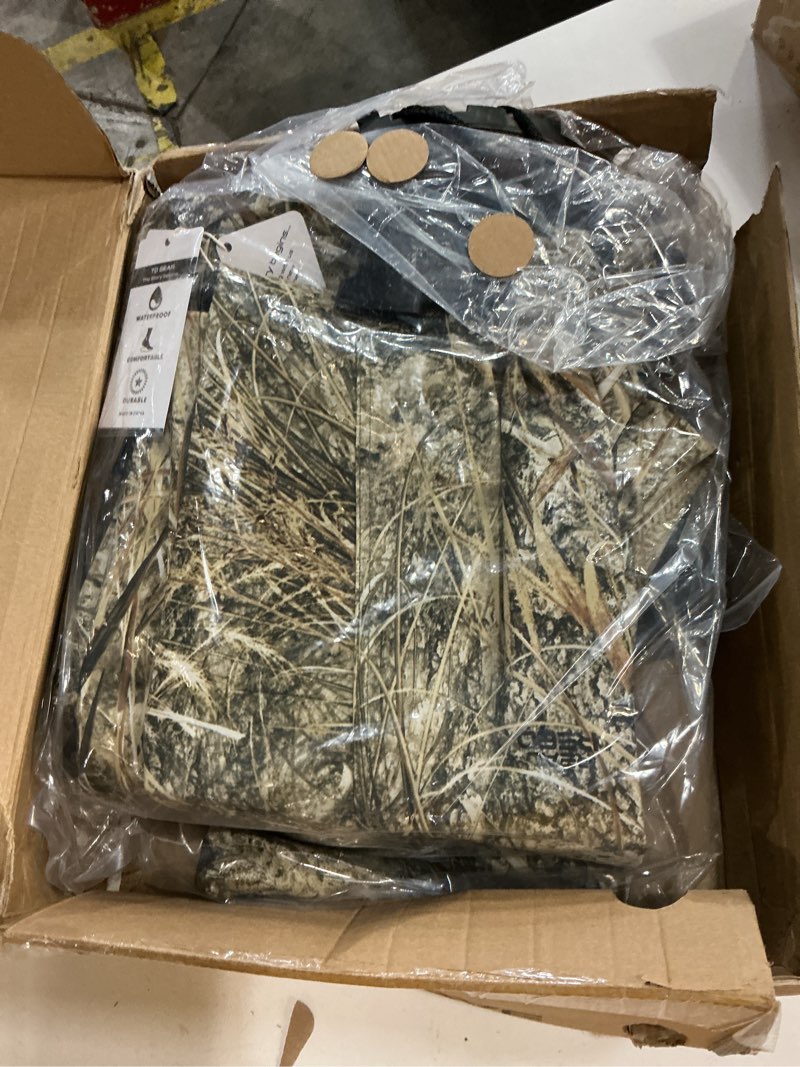 Condition photo showing New/Like New for trudave chest waders for kids with boots, waterproof youth waiters for children, lightweight waders for fishing & hunting brown 12/13