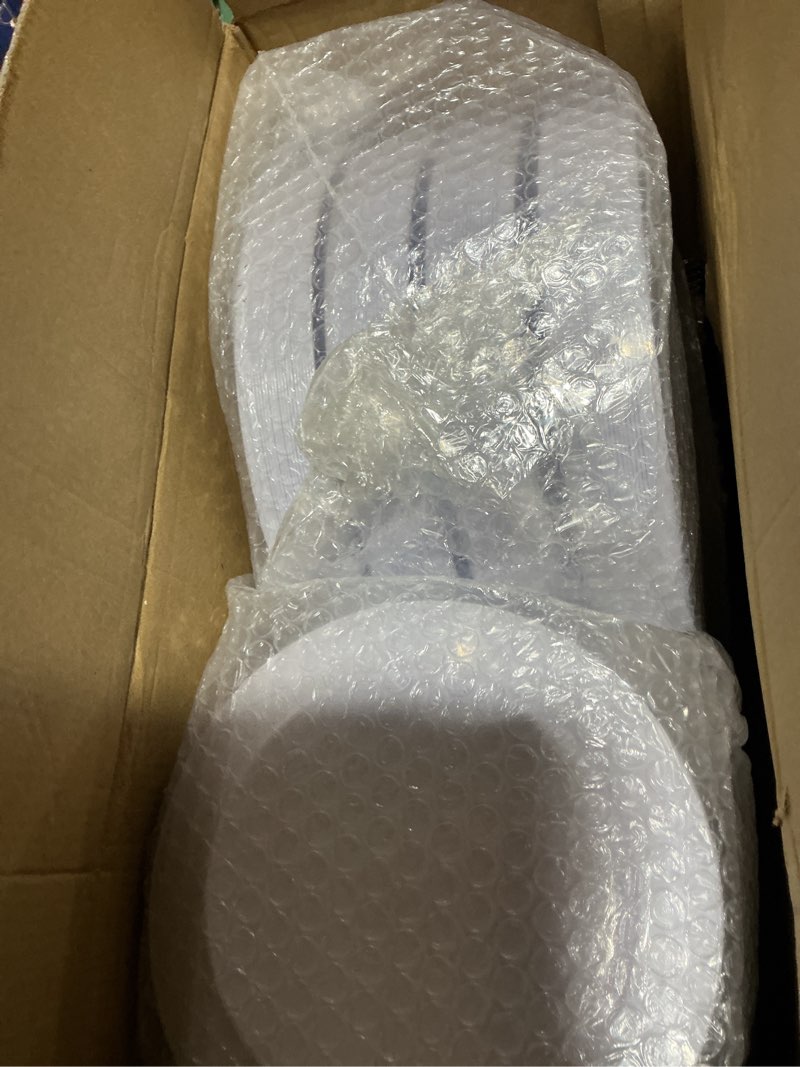 Condition photo showing Good Condition for WELLIFE 600 PCS Gold Disposable Dinnerware Set for 100 Guests, Gold and White Plastic Plates for Party, 100 Each-Dinner & Salad Plates, Cups, Forks Knives Spoons for Wedding and Party 100 Guests Gold