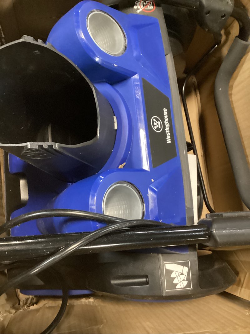 Condition photo showing Good Condition for Westinghouse WSnow18 Corded Snow Blower 18 Inch, Dual LED Lights, Electric Snow Blower with 25ft Throwing Distance, Plows 650lbs/min, Adjustable Chute