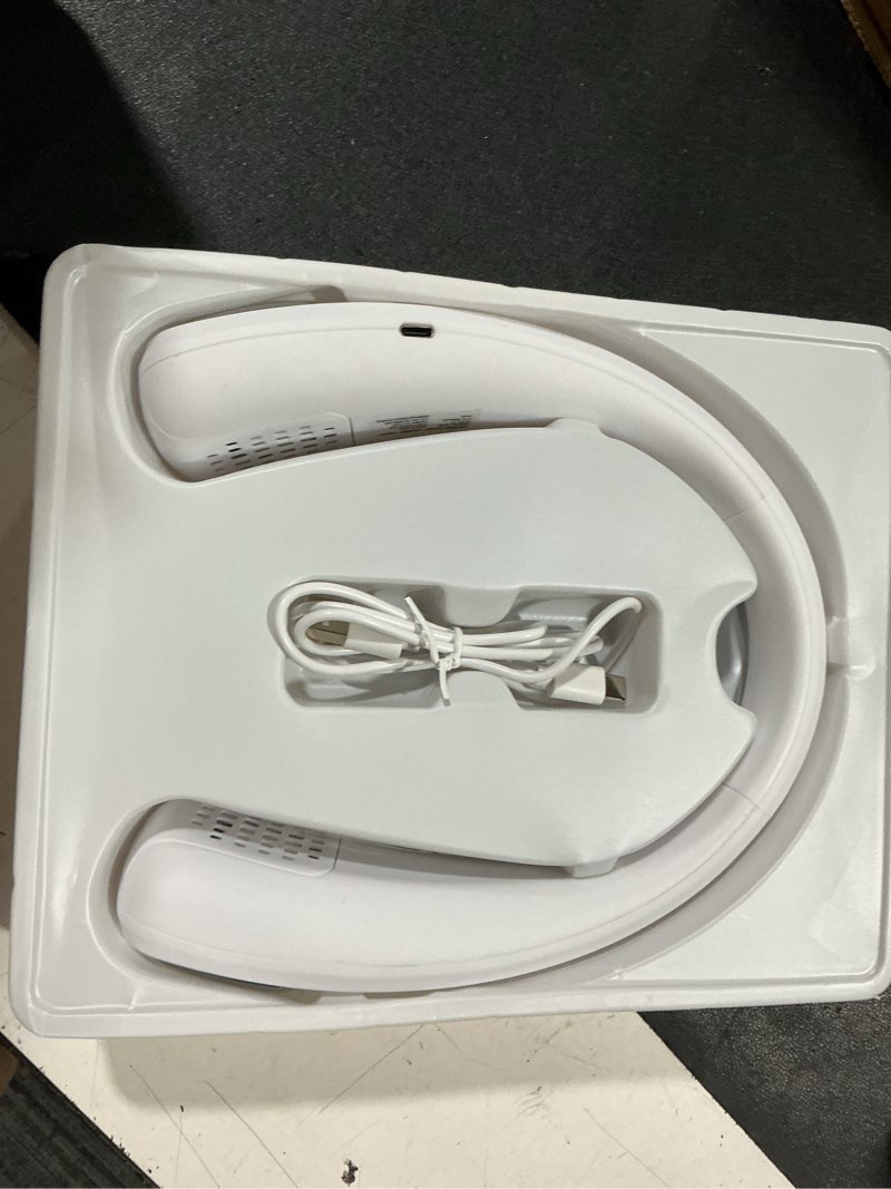 Condition photo showing Good Condition for arctic air freedom neck cooler, portable neck fan with 3 fan speeds, usb charging, 6-hour battery