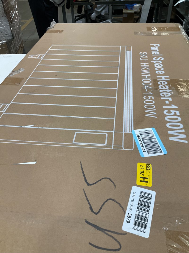 Condition photo showing New/Like New for 1500w Convection Panel Heater-Portable Electric Heaters, Plug-in Wall Heaters for Indoor Use, Fanless Ultra Quiet, Wall Mount Space Heater w/Remote Control, LED Display, Timer