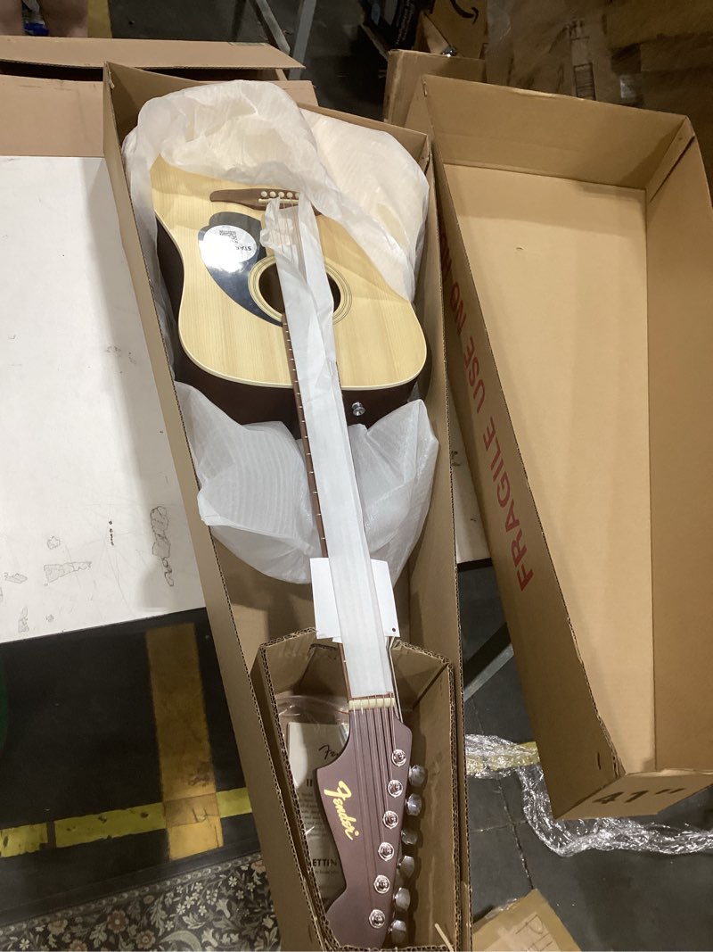 Condition photo showing Good Condition for fender california debut redondo series acoustic guitar, beginner guitar, 2-year warranty, natural natural guitar only