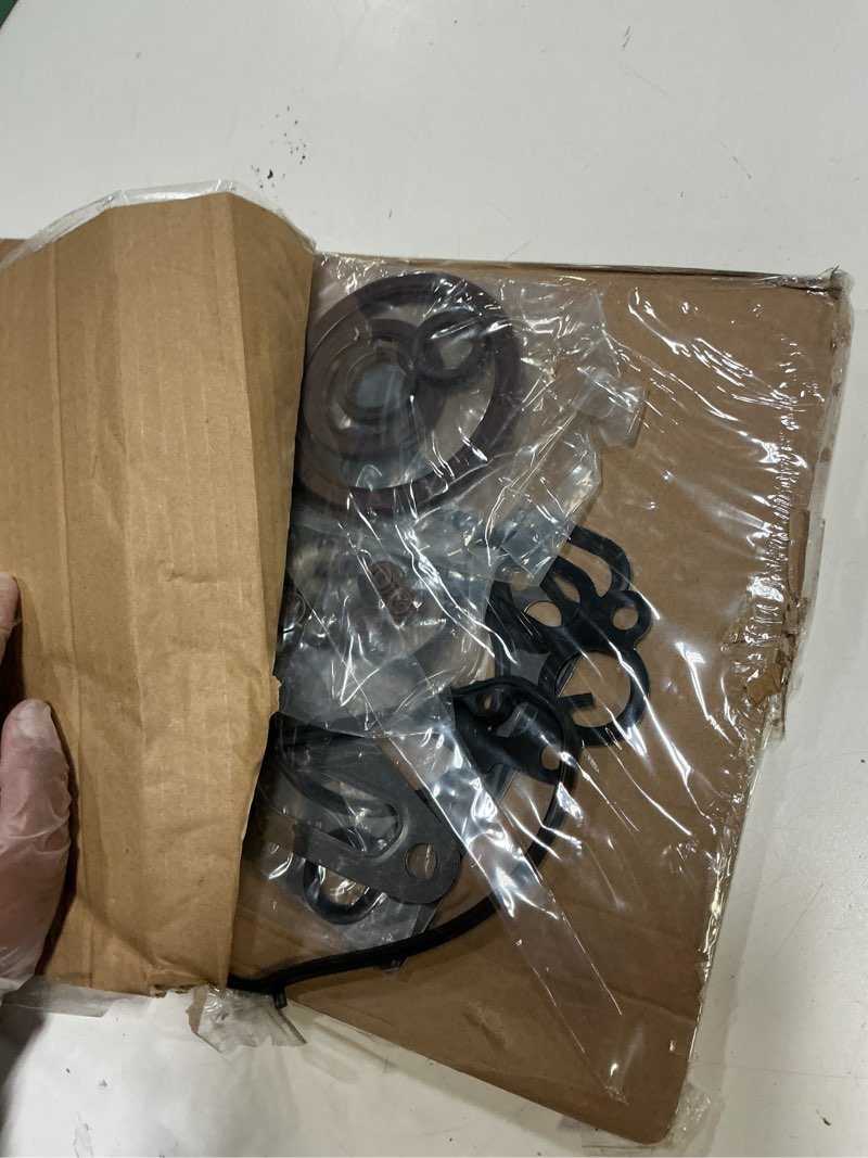 Condition photo showing Good Condition for cylinder head gasket kit engine valve gasket set no.md979394 for mitsubishi 4g69(cu5w) rubber, metal black