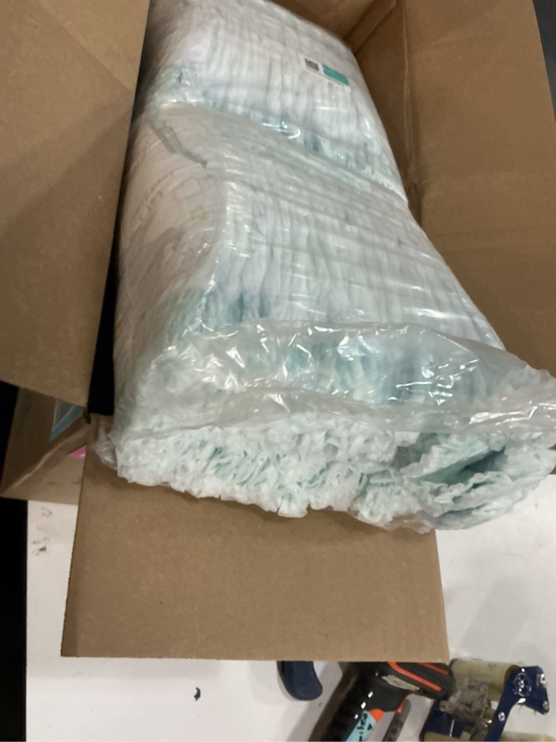Condition photo showing As Is for pampers diapers - swaddlers 360° - size 6, 92 count, up to 100% leakproof comfy dry fit, designed for easy changes, pull on baby diaper (packaging may vary) size 6 92