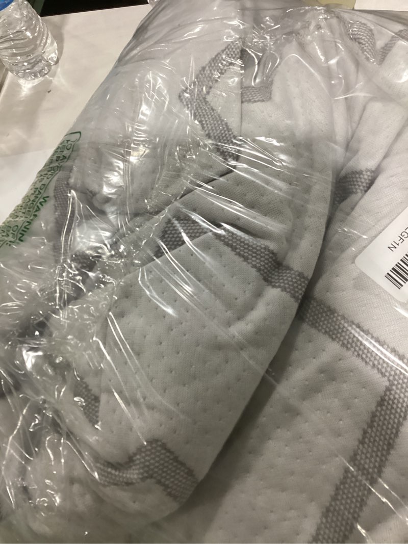 Condition photo showing New/Like New for Babylicious Waterproof Pack and Play Mattress Pad - 38" x 26" | Roll Up Style - Breathable Soft Memory Foam - Portable Mattress Topper- Baby Foam Mattresses for Babies - Includes Easy Carry Buckle Chevron