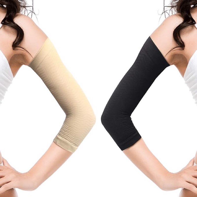 2 Pair Slimming Compression Arm Slimming Shaper Helps Lose Arm Fat Tone Arm Shaping Sleeves for Women